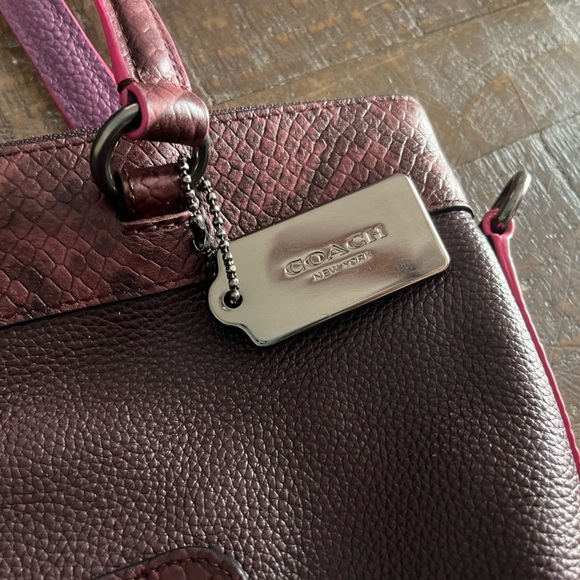 Coach Tyler python embossed carryall - Picture 8 of 12